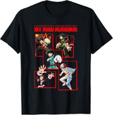 Midoriya Bakugo Todoroki Collage Anime T-Shirt