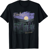 Unisex The Meadow Flowers and Moon Souvenir Movie T-Shirt