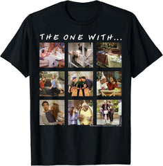 Friends The One with Character Pattern T-Shirt