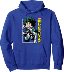 Deku Action Pose Graphic Pullover Hoodie