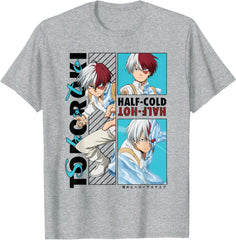 Todoroki Half-Cold Half Hot Anime T-Shirt