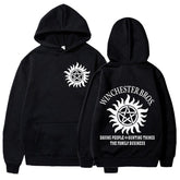 Unisex Winchester Bros Print Hoodie