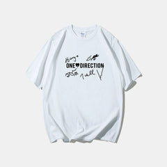 1D Signature Short Sleeve Crew Neck T-Shirt
