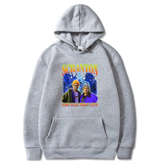 Casual Scranton Print Loose Men's Hoodie