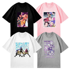 KPDH Poster Printed Crew Neck T-Shirt