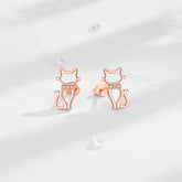 Kawaii Cat Stud Earrings