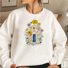 Cute Girls Casual Round Neck Sweatshirt