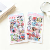 BANGTAN Cartoon Luggage Sticker