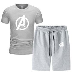 Trendy Men's Short Sleeved T-shirts Shorts Co-ords