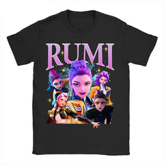 Casual RUMI Crew Neck Short Sleeve T-Shirt