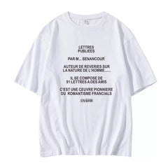 Felix Letter Printed Short-sleeved T-shirt