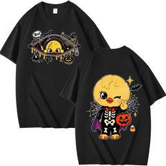 SKZ Halloween Printed Short Sleeve T-Shirt