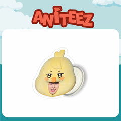 KPOP Cartoon Phone Transparent Retractable Bracket