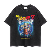 Vintage DBZ Short-sleeved Washed T-shirt