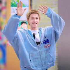 Martin Inspired Distressed Zipper Hoodie