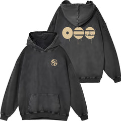 Vintage BANGTAN LOGO Casual Cotton Washed Hoodie