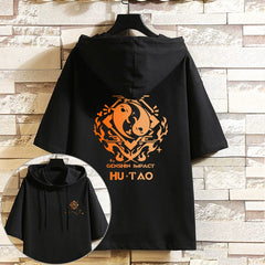 Unisex Game Logo Short Sleeve Hooded T-Shirt