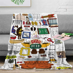 Lovely Friends Flannel Blanket