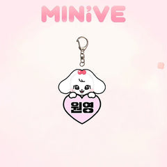 "MINIVE" Cartoon Acrylic Keychain