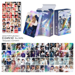 124Pcs TXT SANCTUARY Holographic Photocard Sticker