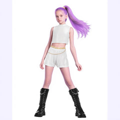 KPDH Top Skirt Cosplay Costume Three-piece Set