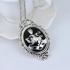 Retro Twilight Pendant Necklace