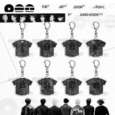 BANGTAN Jersey Acrylic Pendant Keyring