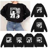 KPOP Album KARMA Logo Print Crew Neck Sweatshirt