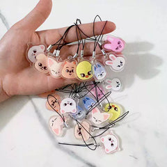 Cartoon Acrylic Phone Chain Pendant
