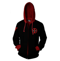 Unisex Deadpool Digital Print Casual Hoodie