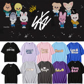 SKZ Doll Print Short-sleeved T-shirt