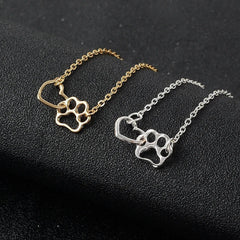 Cute Silver Cat Claw Bracelet