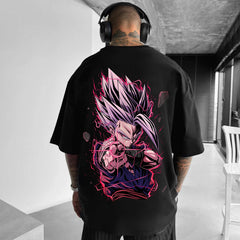 Men's Anime Graphic Printed T-Shirt