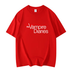 Unisex TVD Printed Loose Crew Neck T-Shirt
