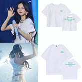 IVE Letter Printed Short-sleeved T-shirt