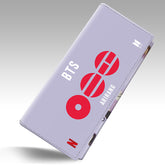BANGTAN Logo Three-fold PU Wallet