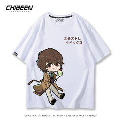 Versatile Dazai Anime Short Sleeve Summer T-Shirt