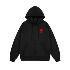 Haechan Same Printed Zipper Hoodie Top