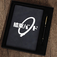 Kessoku Band Soft Leather Notebook Pen Set