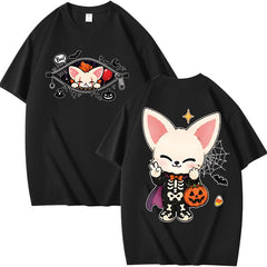 SKZ Halloween Printed Short Sleeve T-Shirt
