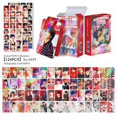 124Pcs TXT SANCTUARY Holographic Photocard Sticker
