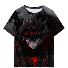 Anime Short Sleeve Digital Print T-Shirt