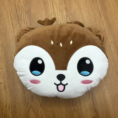 BM Plush Doll Throw Pillow