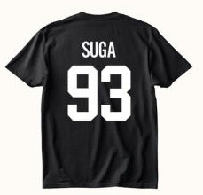 BANGTAN Logo Number Print Crew Neck T-shirt
