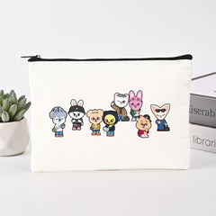SKZ THIS & THAT LOGO Canvas Zipper Pencil Case