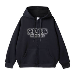 æ SynkAeXISLine Zipper Hoodie Top