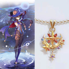 Trendy Game Carved Cosplay Necklace