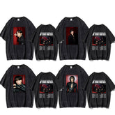 KPOP Album Poster Logo Women's Washed T-shirt