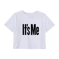 ItsMe Printed Cotton Short-sleeved T-shirt