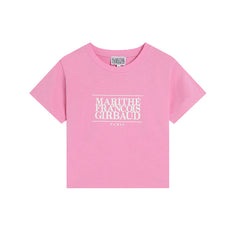 Korean Style Letter-printed Crew Neck T-shirt